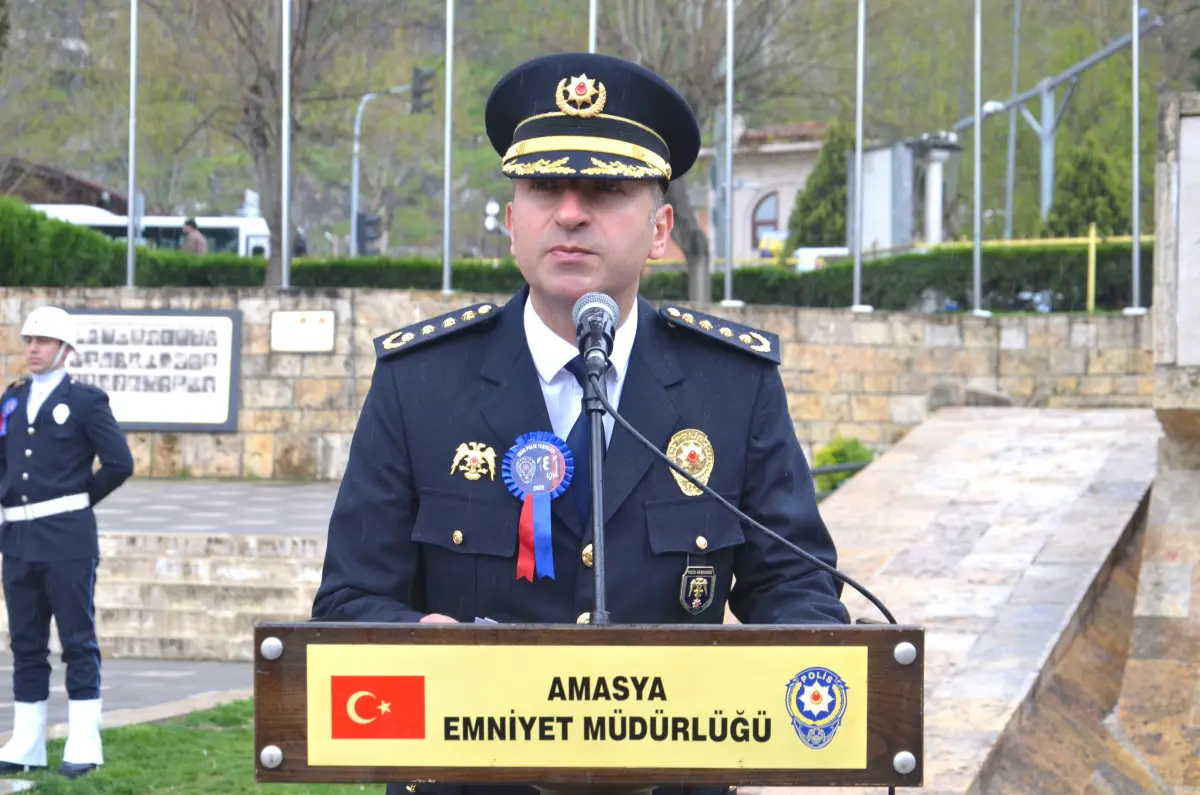 Amasya’da Polis Teşkilatı’nın 181. Yıl Coşkusu: Anma Törenleri ve Anlamlı Etkinlikler