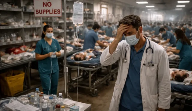 Beyrut'ta hastaneler yaralılarla dolup taşarken, sağlık sistemi tükenme noktasına geldi.