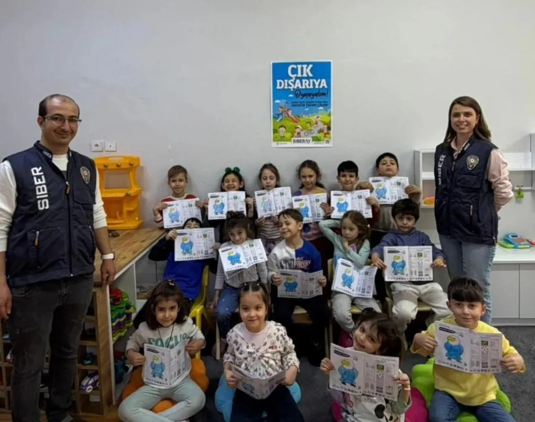 Polis Haftası’nda Miniklere Siber Güvenlik Dersi: İnternet Bağımlılığına Karşı Bilinçlendirme