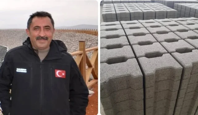 Kars İl Özel İdaresi'nde 2026 yılı parke taşı üretim sezonu 'Bismillah' denilerek başlatıldı.