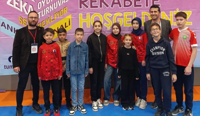 Beypazarı öğrencileri akıl ve zeka oyunları turnuvasında derece elde etti.