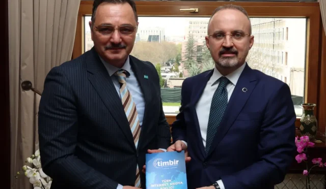 TİMBİR heyeti İçişleri Bakan Yardımcısı Bülent Turan'ı ziyaret ediyor
