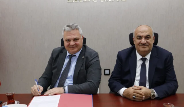 Erzurum Aziziye'de Pulur Çayı Islah Projesi'nin başlamasıyla ilgili görseller