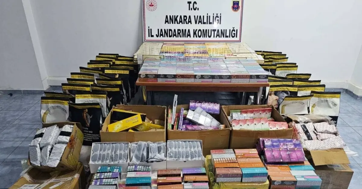 Ankara’da Nefes Kesen Operasyon: Tır Dolusu Kaçak Ürün Ele Geçirildi
