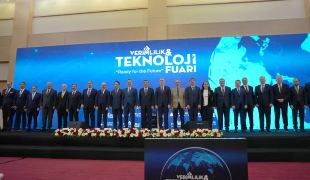 8. Verimlilik ve Teknoloji Fuarı açılışından genel görünüm