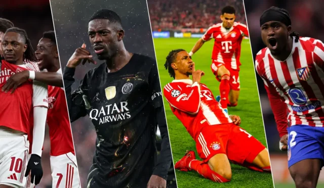 UEFA Şampiyonlar Ligi yarı finalinde mücadele edecek takımların görselleri