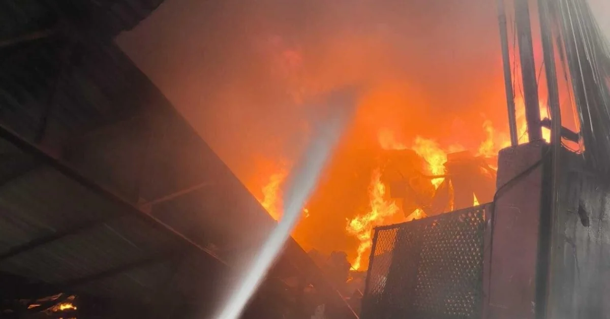 Adana’da Geri Dönüşüm Fabrikasında Büyük Yangın: Yoğun Duman ve Patlama Sesleri Yükseldi