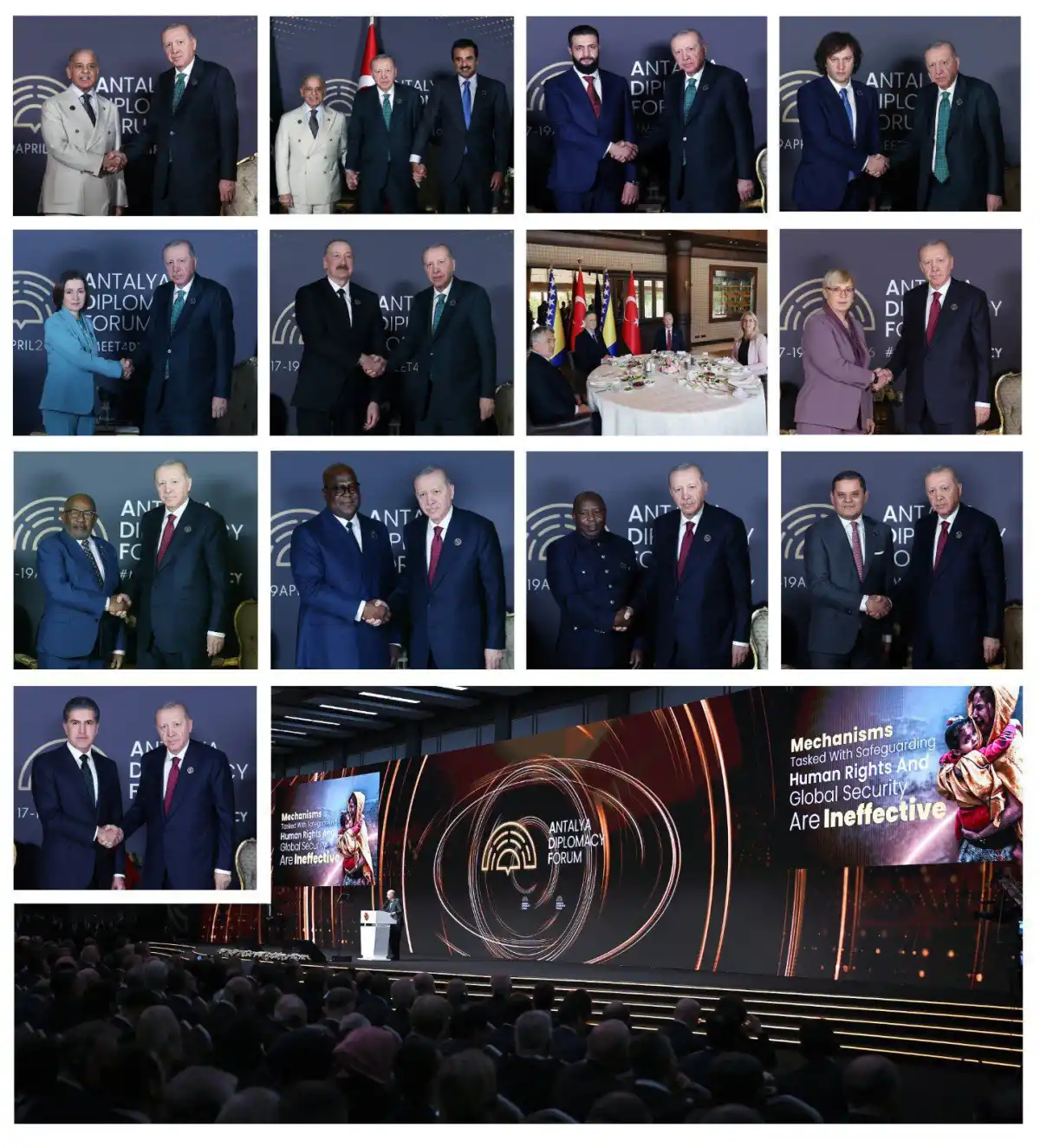 Cumhurbaşkanı Erdoğan’dan Küresel Mesajlar: Barış, İstikrar ve Adalet Arayışı Antalya Diplomasi Forumu’nda Vurgulandı