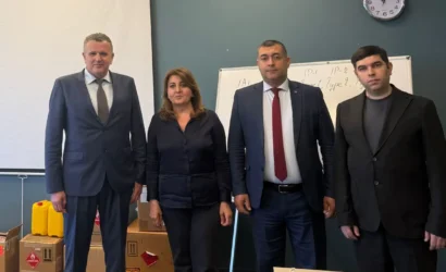 Murat Özçelik Azerbaycan'da tehlikeli madde taşımacılığı eğitimlerinde