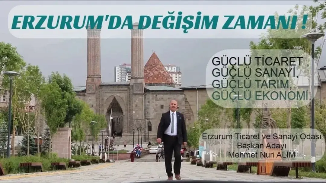 Erzurum Ticaret Odası Başkanlığı İçin Güçlü Aday: Mehmet Nuri Alim’den Yeni Vizyon Açıklaması