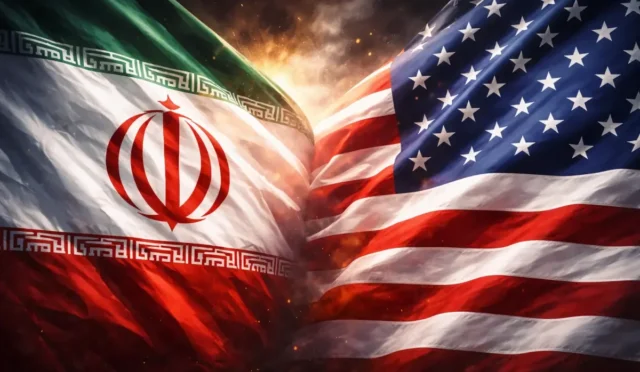 İran ve ABD bayrakları arasında gerginlik