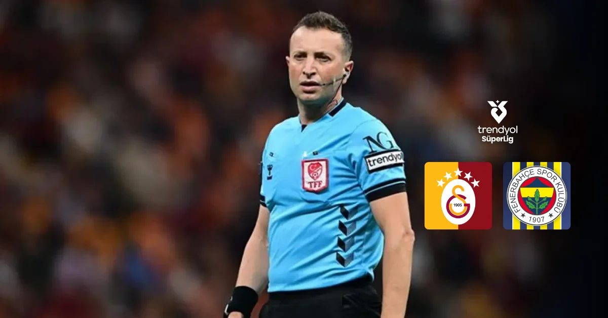 Derbi Heyecanı Zirveye Tırmanıyor: Galatasaray-Fenerbahçe Maçının Hakemi Yasin Kol Oldu!