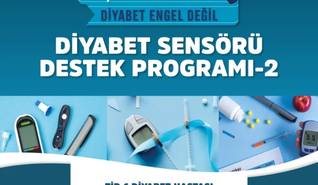 Ankara Büyükşehir Belediyesi'nin diyabet sensörü destek programı kapsamında gençlere yardım eli