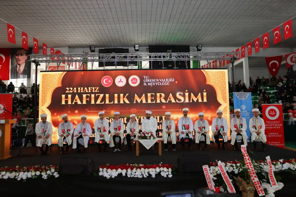 Giresun’da 224 Hafız İcazet Aldı: Manevi Zenginlik Vurgulandı
