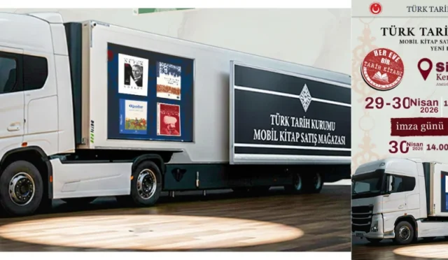 Türk Tarih Kurumu mobil kitap satış mağazası Sivas'ta açılıyor.