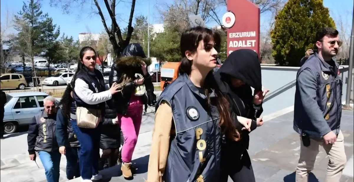Erzurum’da Fuhuş Operasyonu: 23 Kadın Kurtarıldı, 10 Kişi Gözaltında