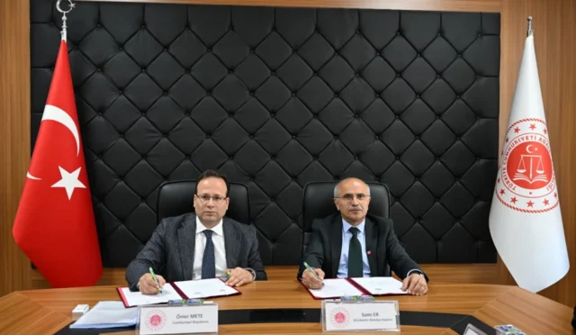 Malatya'da hükümlülerin kamu hizmetlerinde çalıştırılmasına yönelik iş birliği protokolü imza töreni