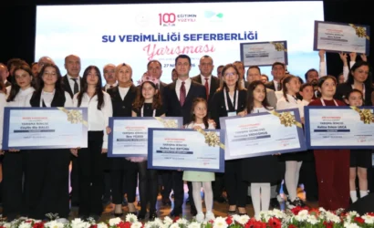 Su Verimliliği Seferberliği Yarışması ödül töreni