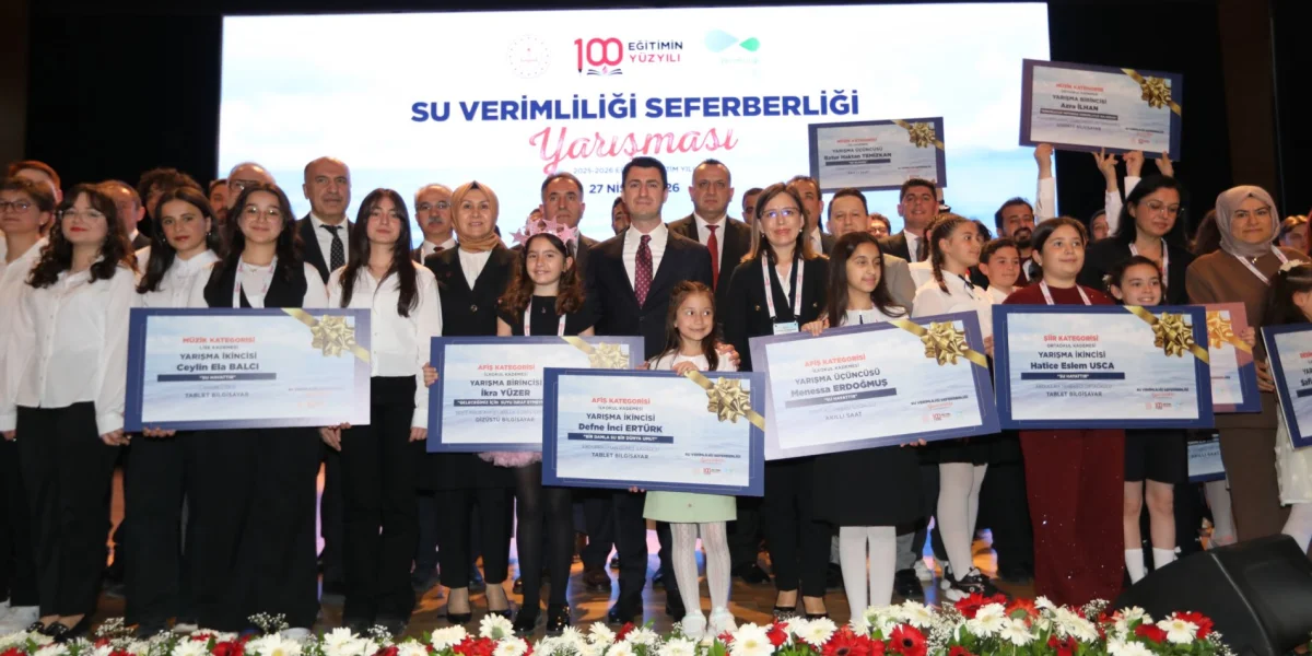 Su Verimliliği Seferberliği Yarışması Ödülleri Sahiplerini Buldu: 81 ilden 68 Bin Eser Yarıştı