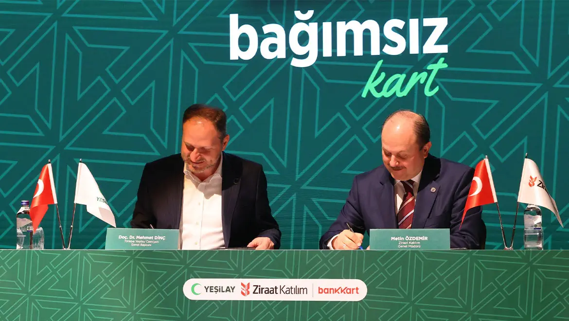 Ziraat Katılım ve Yeşilay’dan Dev İş Birliği: “Bağımsız Kart” ile Hem Harca Hem Destek Ol