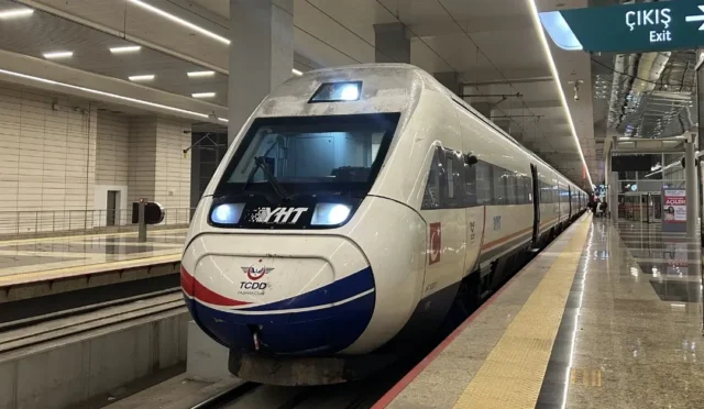 Türkiye-Avrupa demiryolu hattında test sürüşlerini gösteren görsel