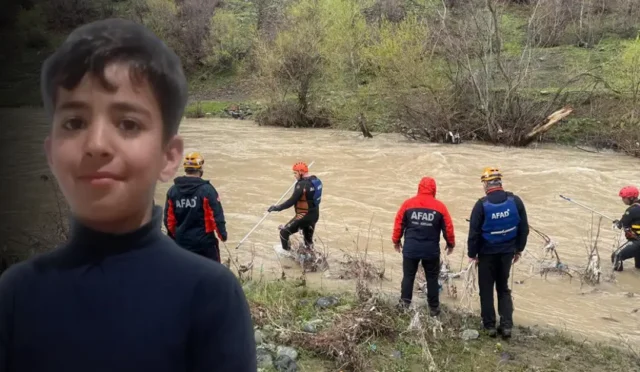 Hakkari'de kaybolan 8 yaşındaki Osman Taş'ın cansız bedeninin bulunduğu dere yatağı