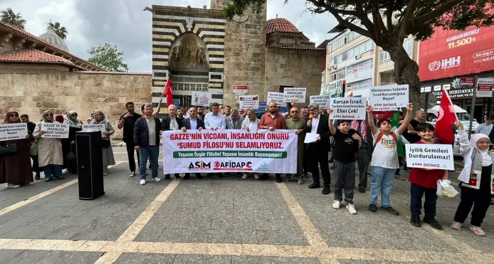 Adana STK’larından İsrail’e Sert Tepki: ‘Sumud Filosu’ Saldırısı Devlet Terörüdür!