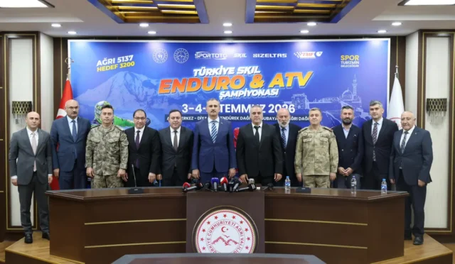 Ağrı Dağı eteklerinde düzenlenen Enduro ve ATV şampiyonası tanıtım toplantısı