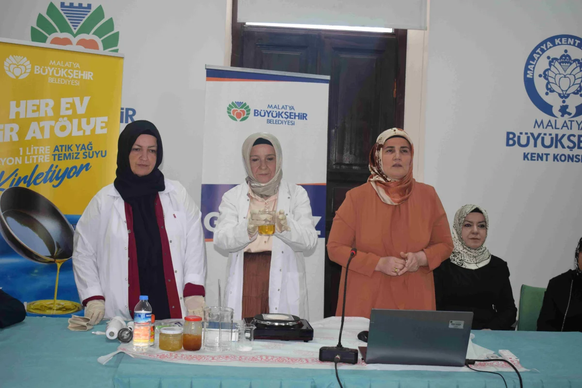 Malatya’da ‘Her Ev Bir Atölye’ Projesiyle Atık Yağlar Çevre Dostu Sabuna Dönüşüyor