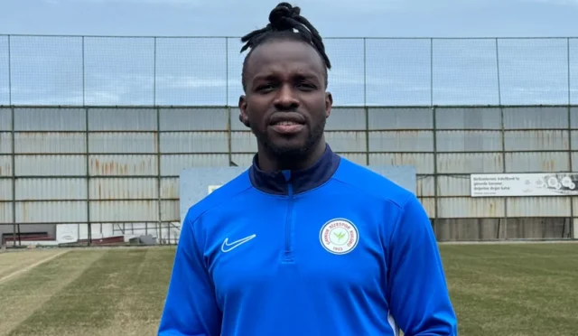 Rizesporlu futbolcu Ali Sowe'nin açıklamaları