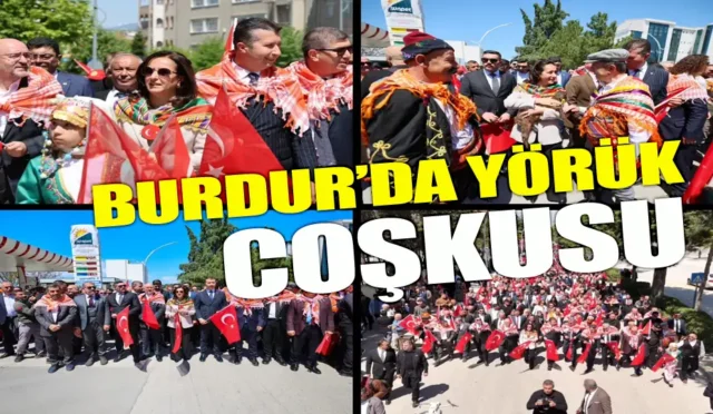 Burdur'da temsilî Yörük göçü yürüyüşü etkinliği