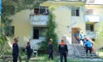 Aydın'da UMKE ekiplerinin enkazdan kurtarma tatbikatı görüntüsü