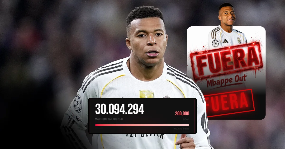Real Madrid Taraftarlarından Mbappé’ye Büyük Tepki: 30 Milyon İmza ile Ayrılık Çağrısı