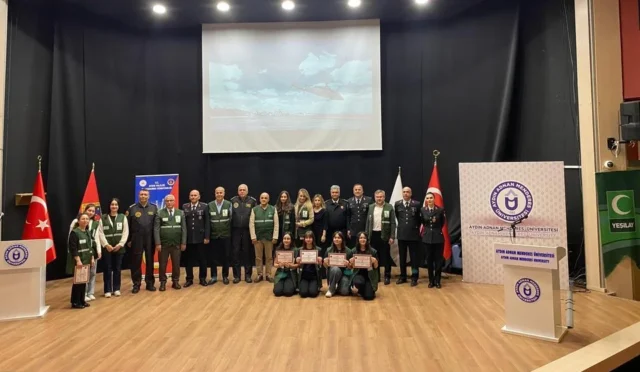 Aydın Yeşilay tarafından jandarma personeline yönelik bağımlılıkla mücadele eğitimi semineri