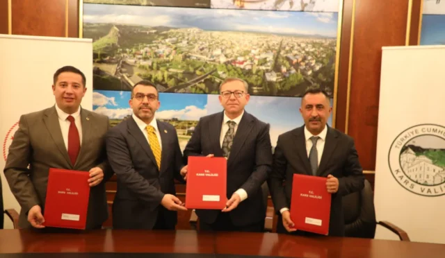 Sarıkamış suni karlama sistemi ikinci etap protokolü imza töreni