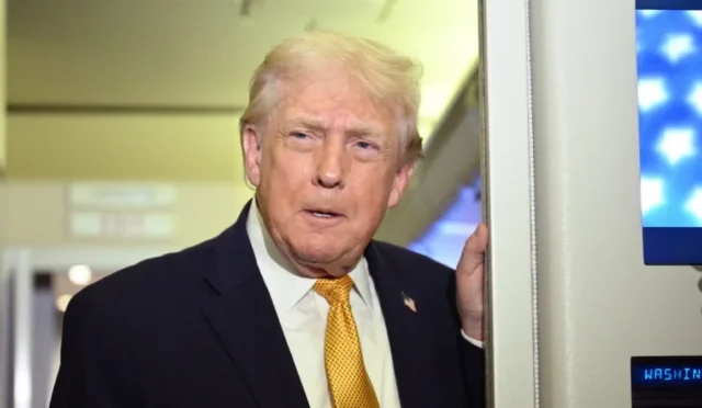 Donald Trump ateşkes açıklaması yapıyor
