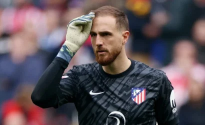 Fenerbahçe'nin transfer hedefi Jan Oblak'ın Atletico Madrid formasıyla çekilmiş fotoğrafı