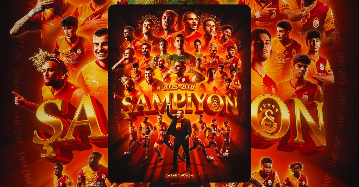 Galatasaray’dan Tarihi Başarı: Sarı-Kırmızılılar 26. Şampiyonluğunu RAMS Park’ta Taraftarıyla Kutladı