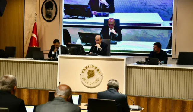 Yeşilyurt Belediye Meclisi toplantı salonu