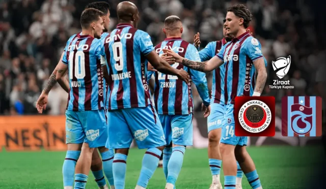 Trabzonspor futbol takımı oyuncuları Türkiye Kupası finaline odaklanmış şekilde