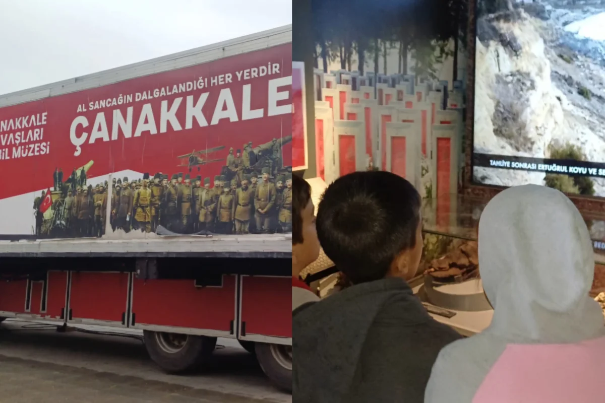 Nallıhan’da Çanakkale Ruhu Canlandı: Mobil Müze Öğrencilerle Buluştu