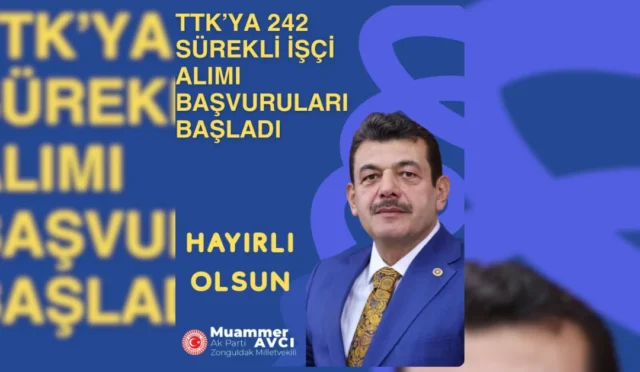 Türkiye Taşkömürü Kurumu'na 242 işçi alımı yapılacağına dair duyuru