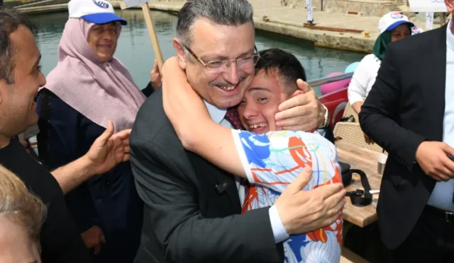 Trabzon'da engelliler haftası kapsamında düzenlenen Birlikte Yaşam Şenliği'nden genel görünüm