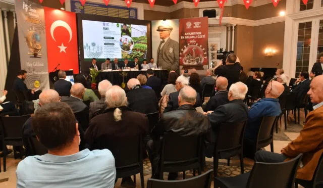Ankara Kent Konseyi'nde kırsal mesleki eğitimin geleceği üzerine düzenlenen panelden bir görünüm.