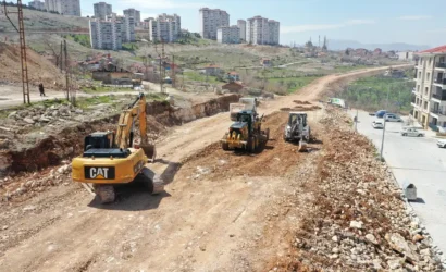 Malatya'da trafik yoğunluğunu azaltacak yeni alternatif yol çalışmaları devam ediyor
