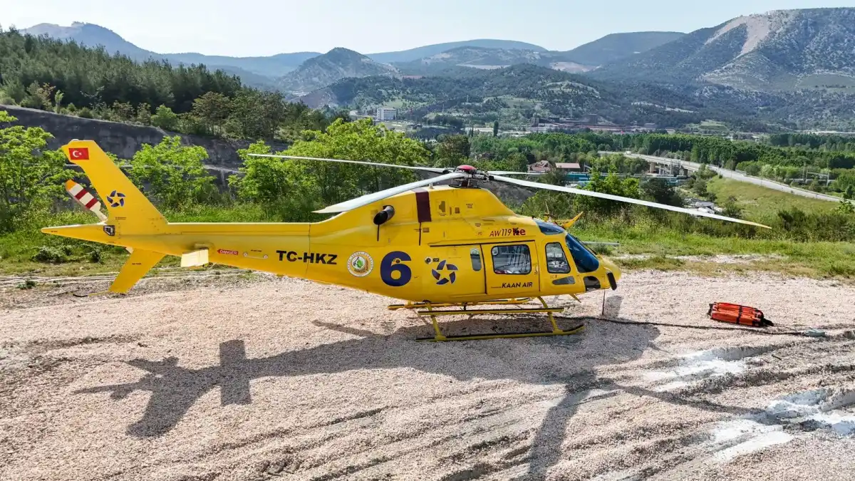 Bilecik’te Orman Yangınlarına Karşı Hava Filosu Güçlendirildi: Helikopter Sayısı İkiye Çıktı