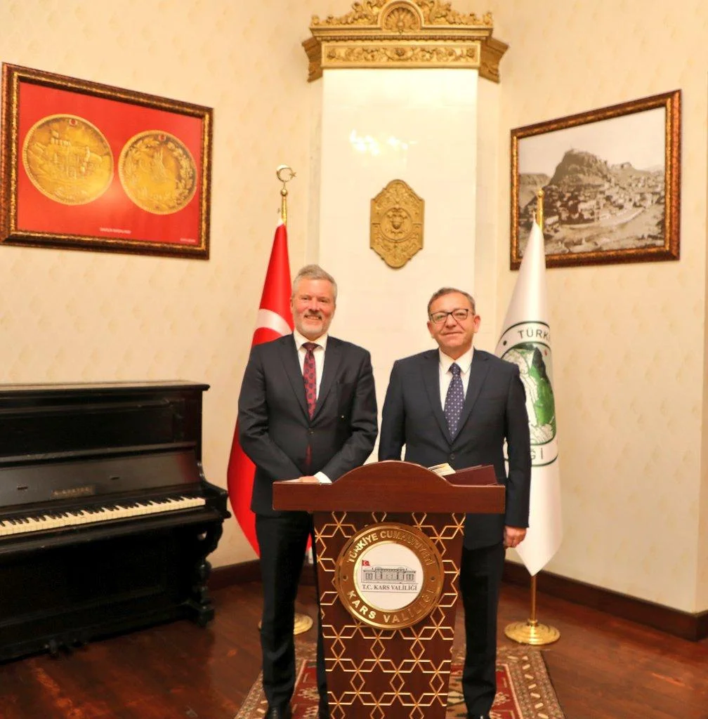Norveç Büyükelçisi Kars’ta: Vali Ziya Polat ile Kültürel ve Turistik İşbirliği Fırsatları Değerlendirildi