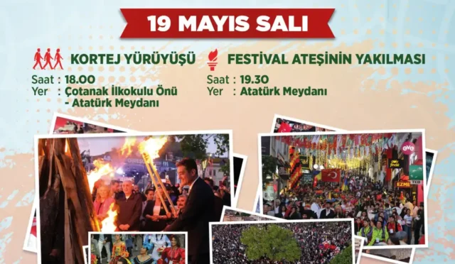 Giresun Aksu Festivali'nin açılışından bir görüntü