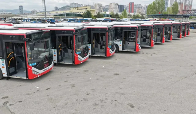 Ankara EGO'nun filosuna katılan yeni çevre dostu otobüsler