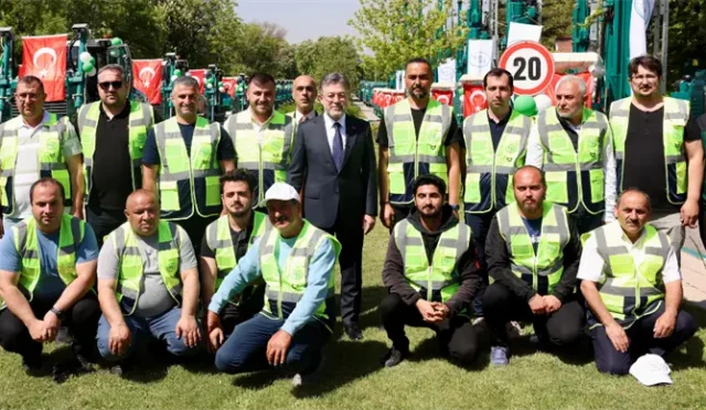 DSİ'nin yeni iş makineleri töreninden genel görünüm